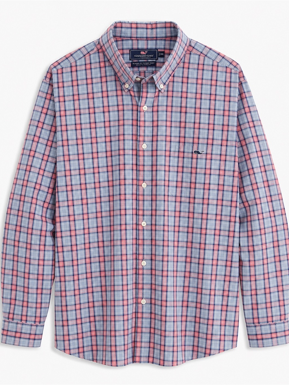 Vineyard Vines Men’s 3XB Classic Fit Tucker Plaid Stretch Shirt